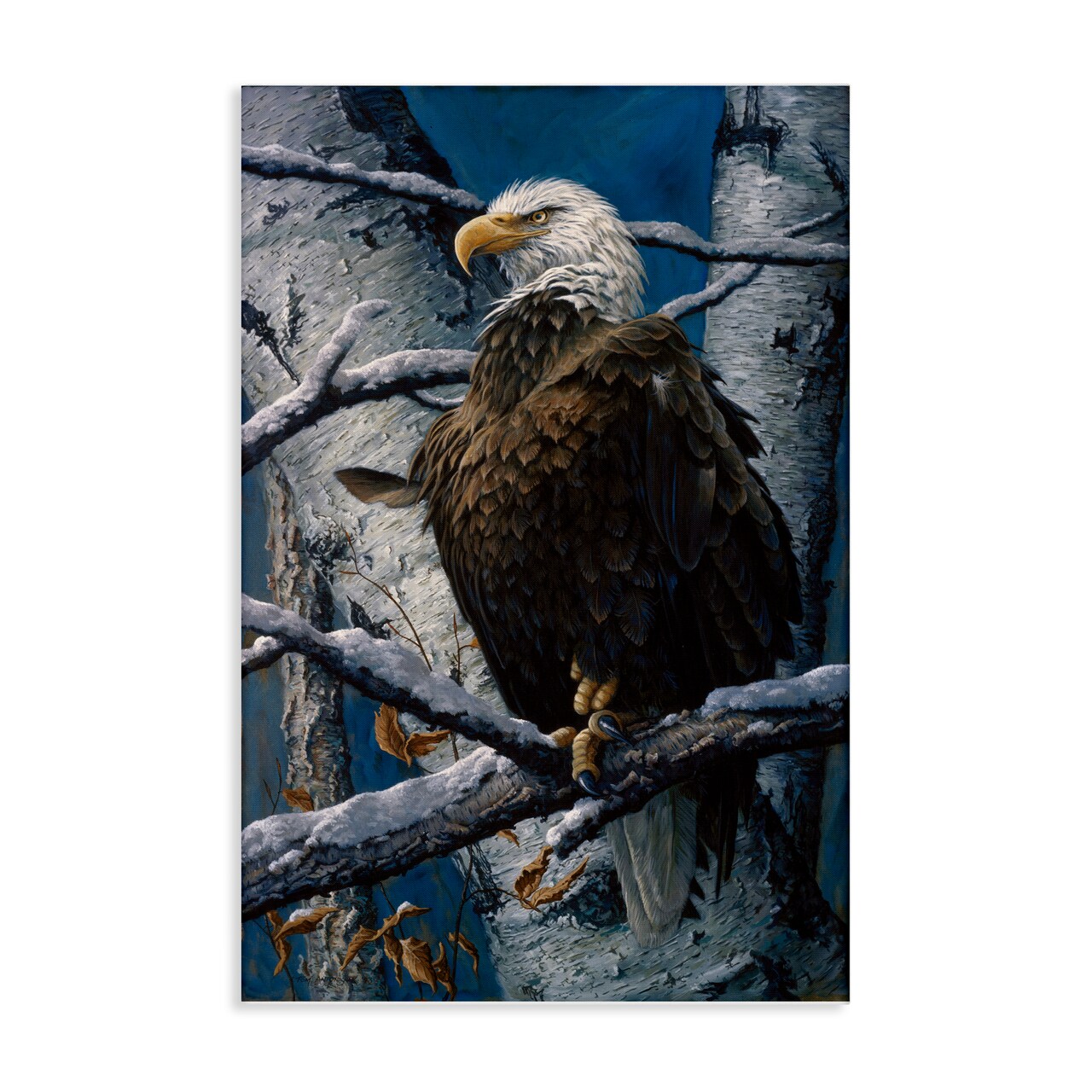 Stupell Industries America's Pride Bald Eagle Canvas By Tom Antonishak